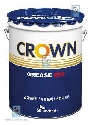 Мастило пластическая CROWN GREASE EP2 15кг ZIC ZICCROWNGREP2KG15